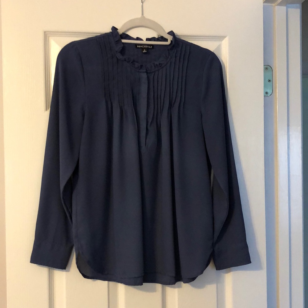 Womens blue blouse